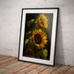 »Intimate Florals« retro poster