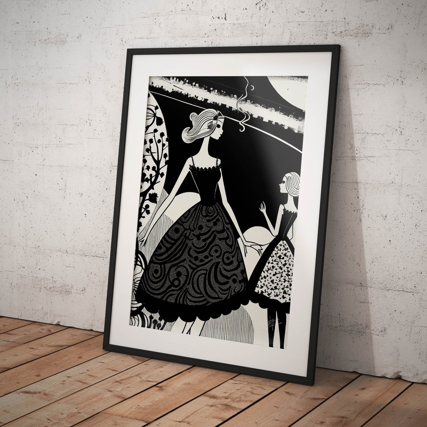 »Creating Magic« retro poster