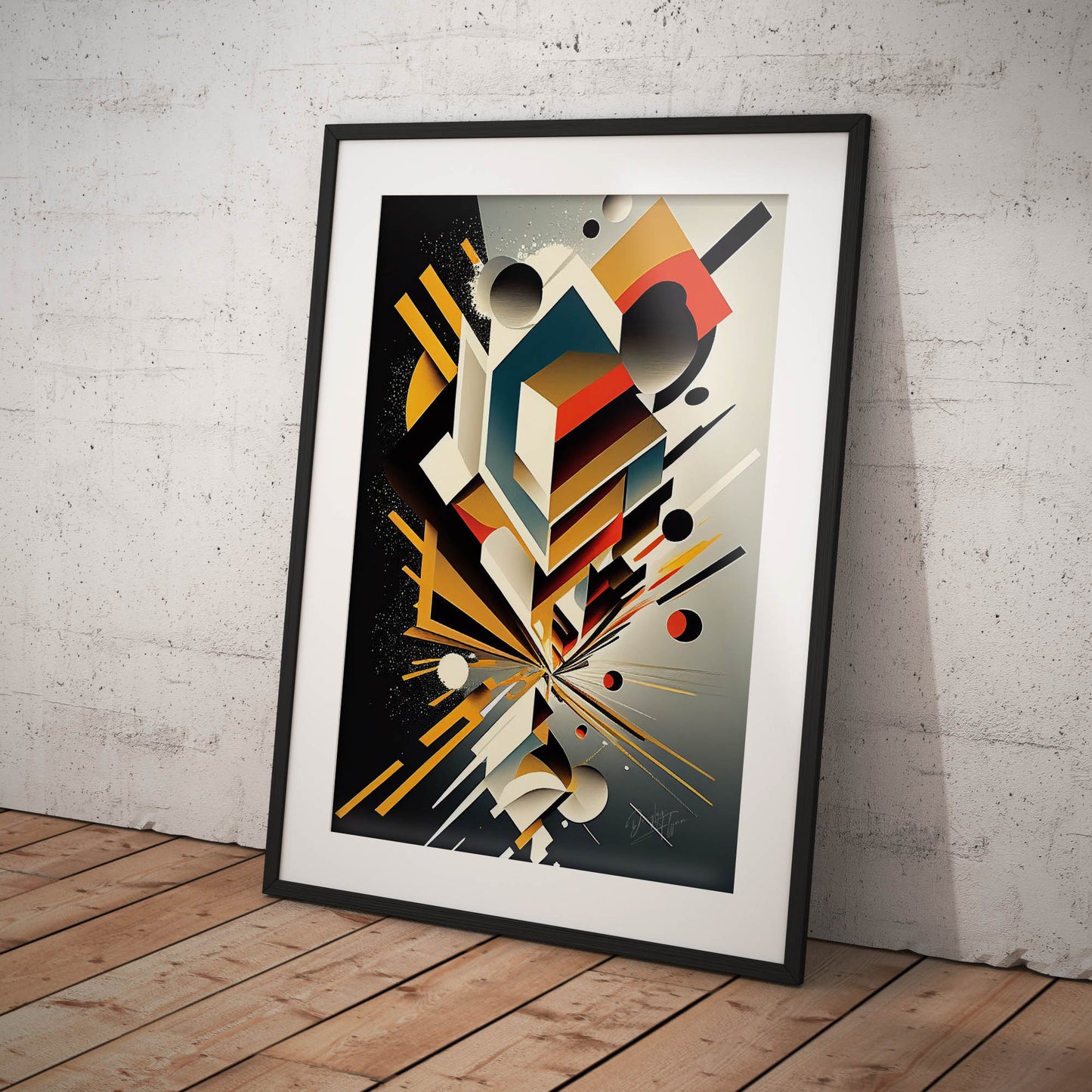 »Powerful Linear Dynamics« retro poster