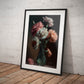 »Passionate Petals« retro poster