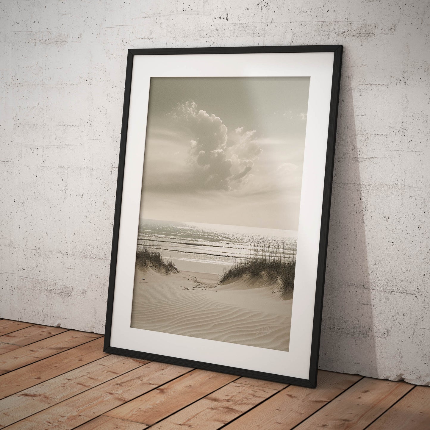 »Sand and Sea« designposter