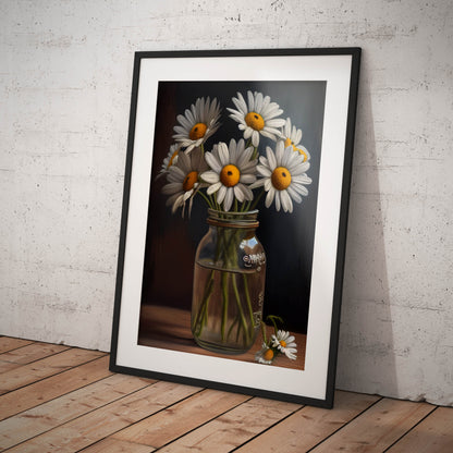»Romantic Bouquet« retro poster