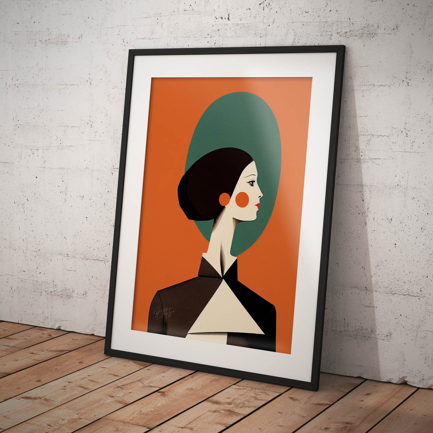 »The Beauty of Togetherness« retro poster