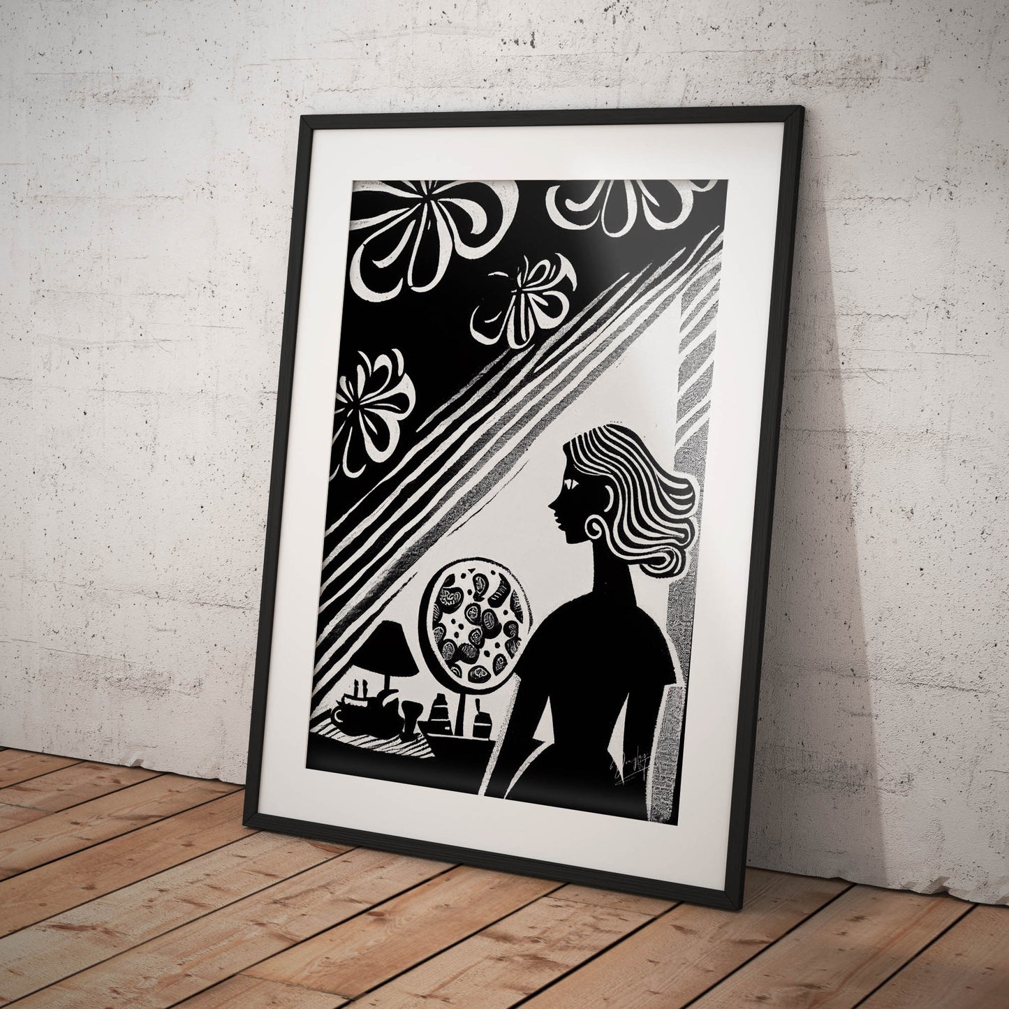 »On The Road« retro poster