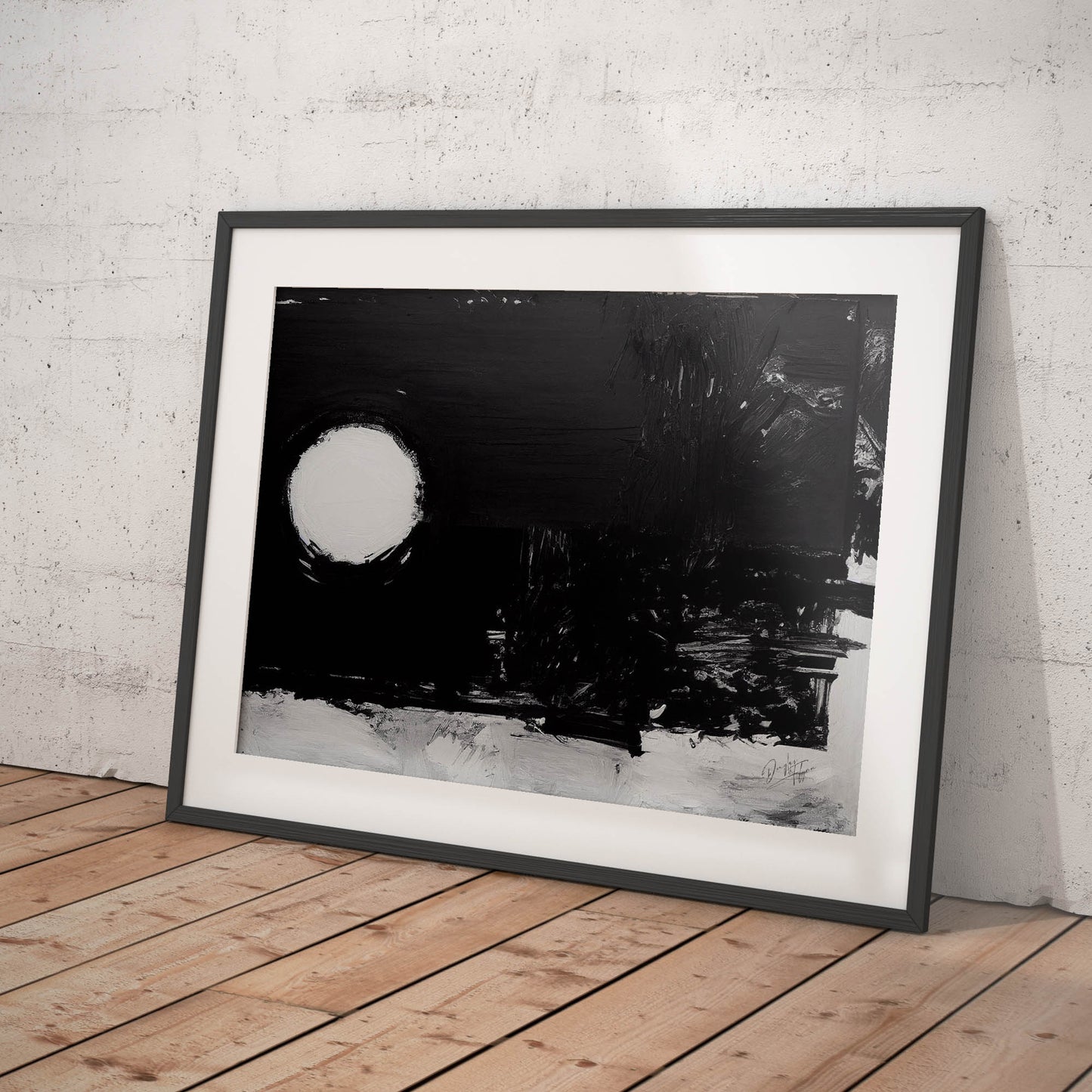 »Radiant Refraction« retro poster