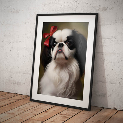 »Japanese Chin med rosett«