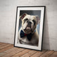 »Bulldog med rosett«