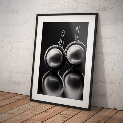 »Texture and Pearls« poster