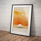 »Sunset Aquarel« retro poster