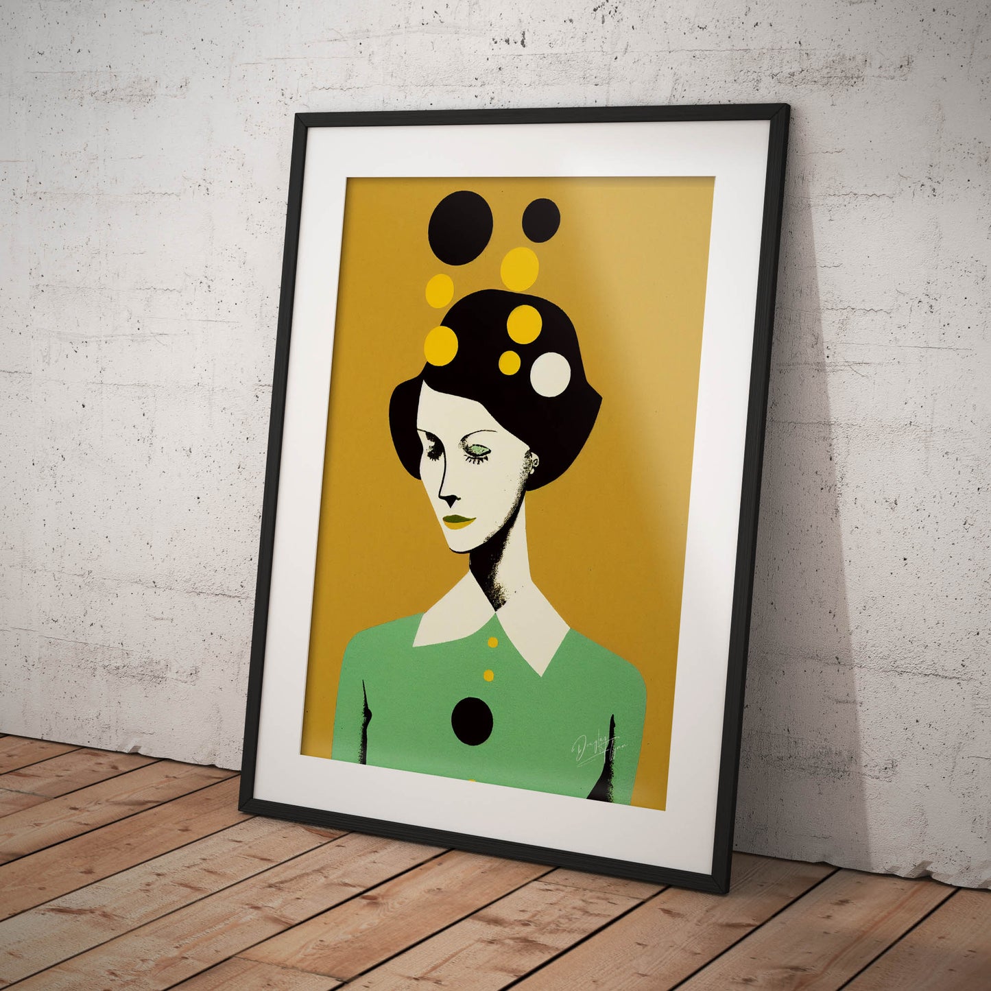 »The Woman in My Live« retro poster