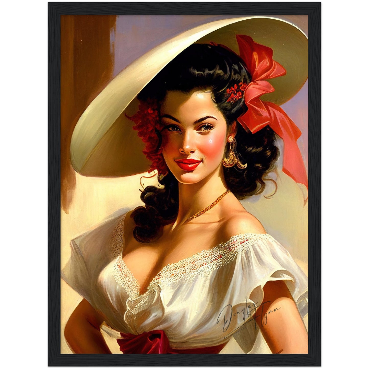 »Laurie's Lavish Look« retro poster