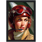 »Scan the skies for me« retro poster