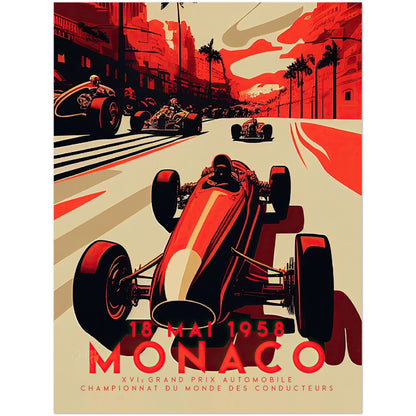 »Echoes of Engine Roars« retro poster