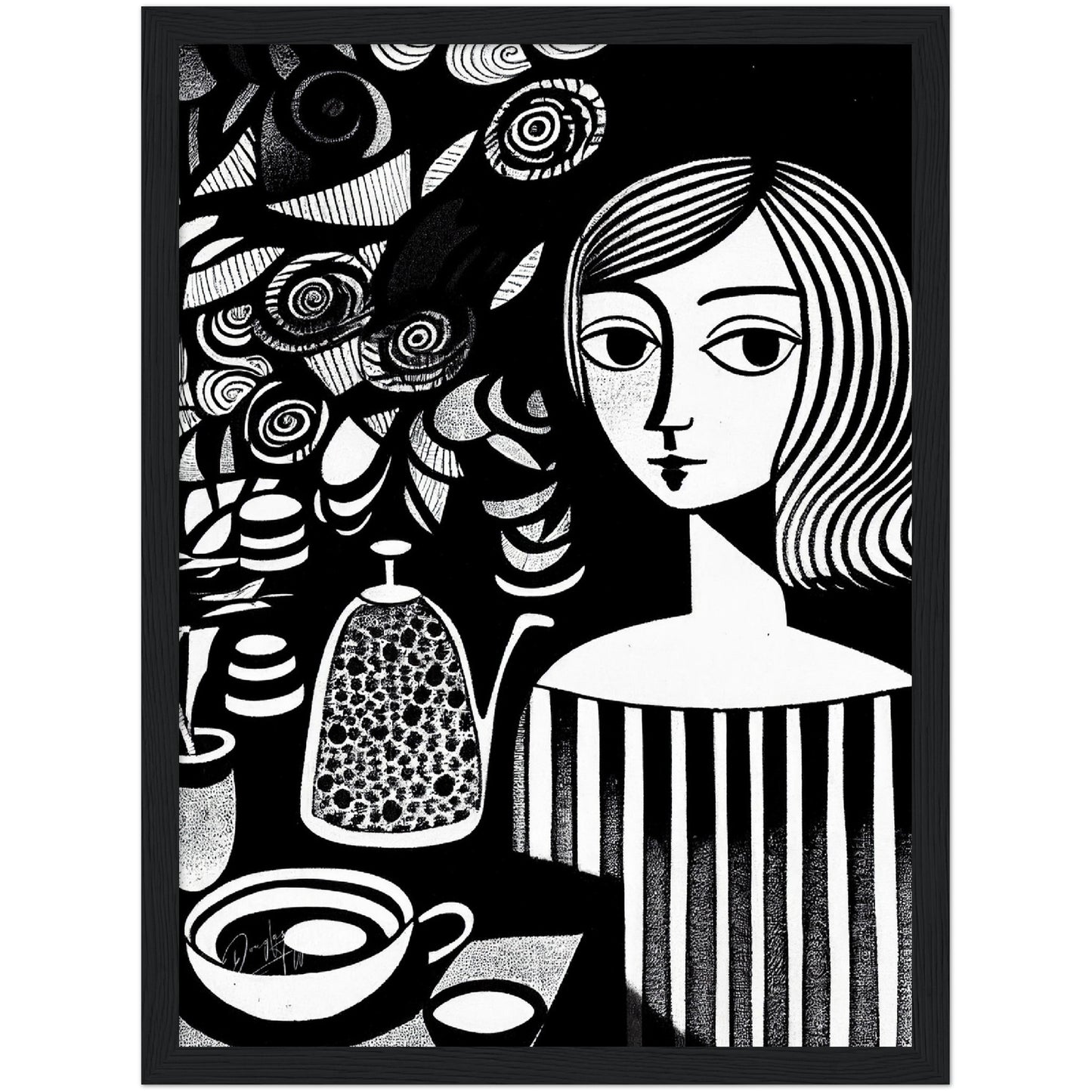 »Angela's Place« retro poster