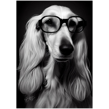 »Afghan Brainy Breed« retro poster