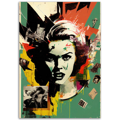»Stiff Montage« retroposter
