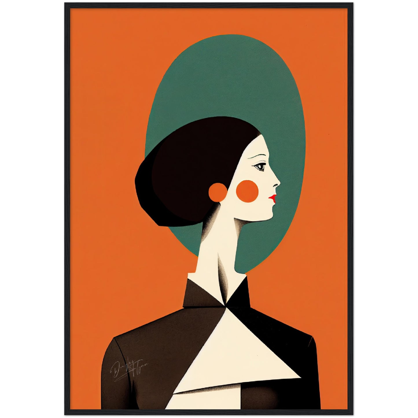 »The Beauty of Togetherness« retro poster