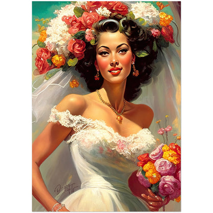 »Vintage Weddings« retro poster