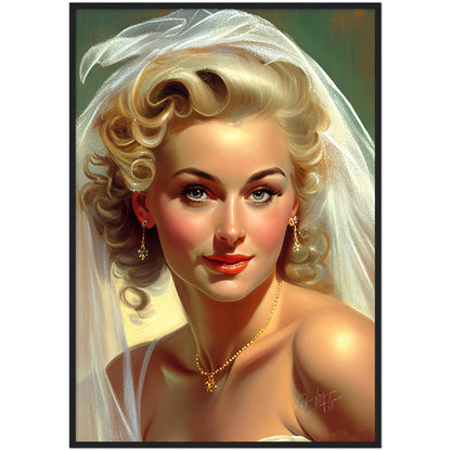 »Bridal Vintage Chic« retro poster