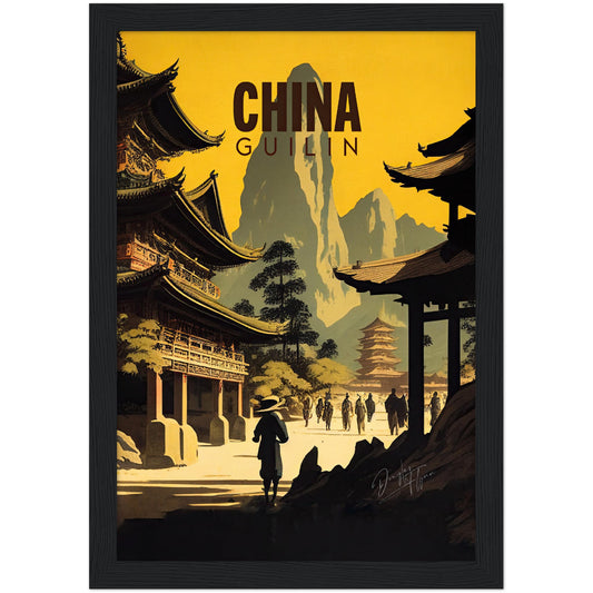 »China, travel poster no 1« retro poster