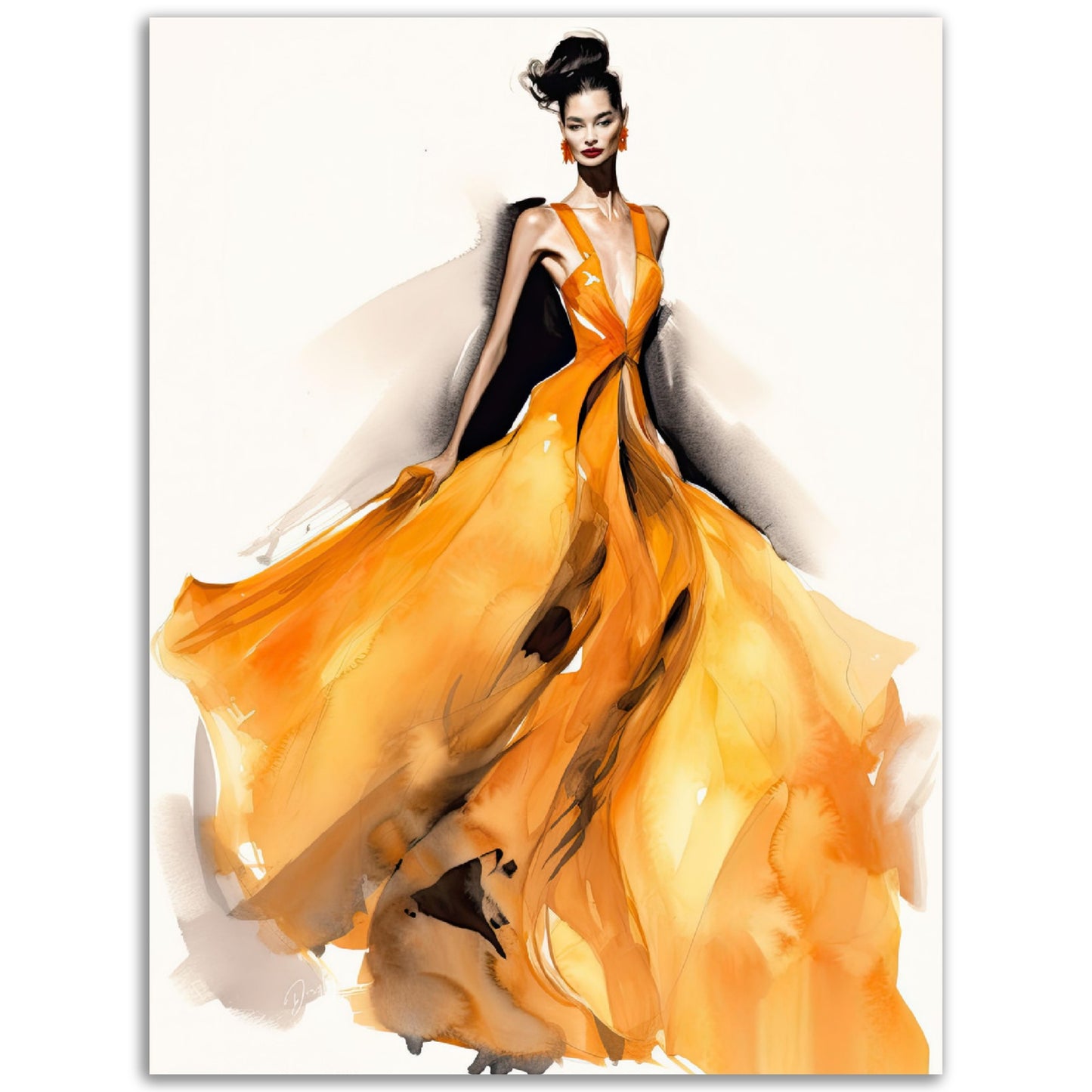 »Gown Flair« poster