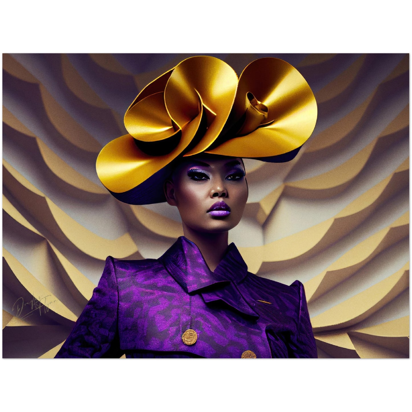 »Dazzling Details« retro poster