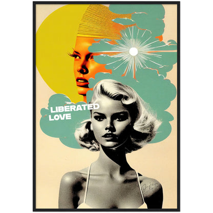 »Liberated Love«retro poster