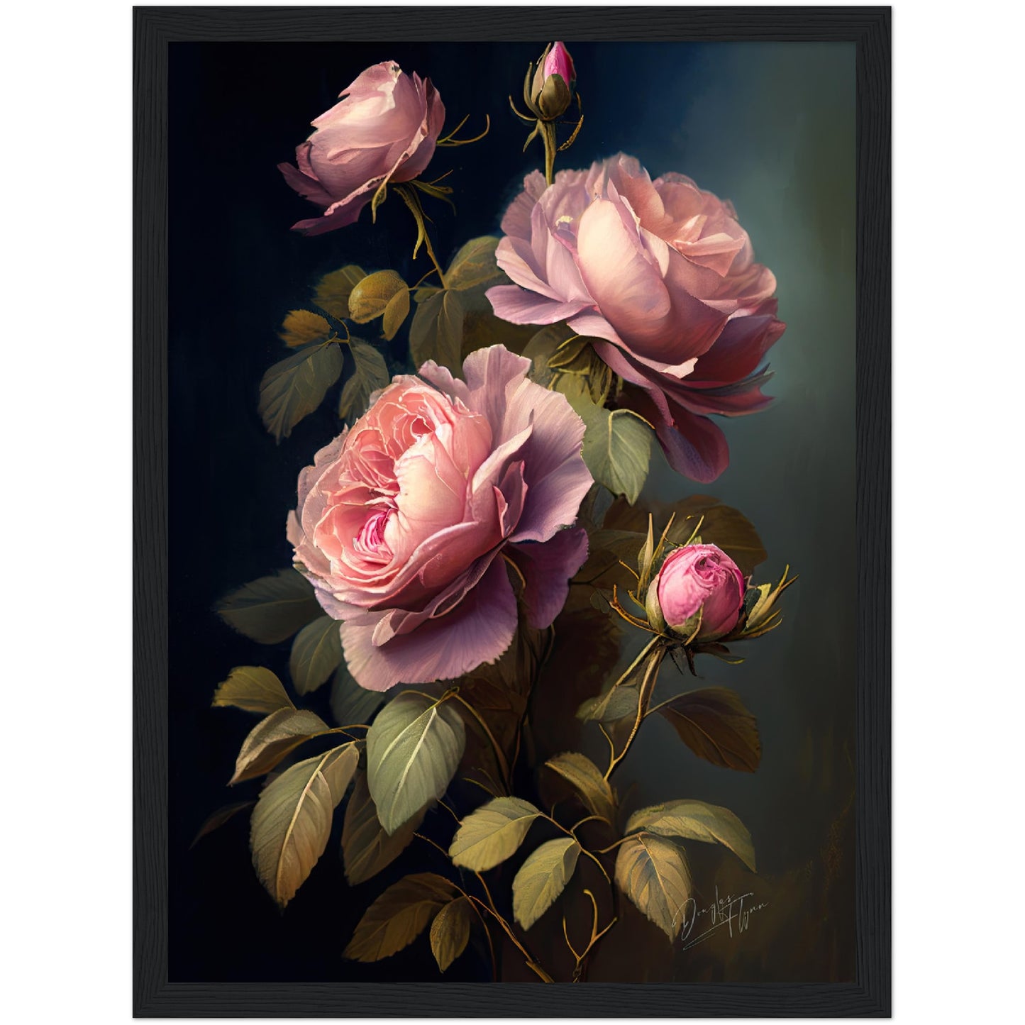 »Gentle Beauty« retro poster