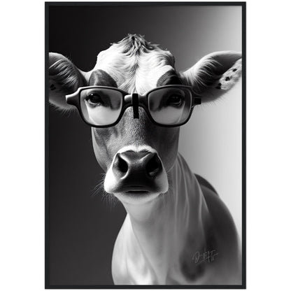 »Brainy Baby Cow« retro poster
