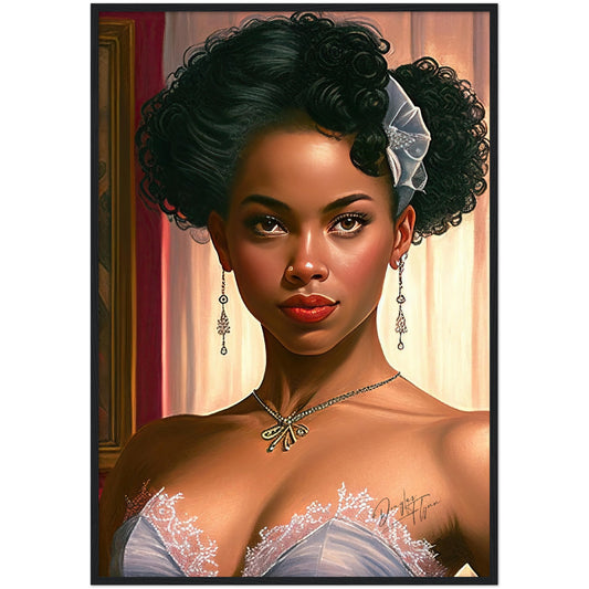 »Garnet Glamour« retro poster