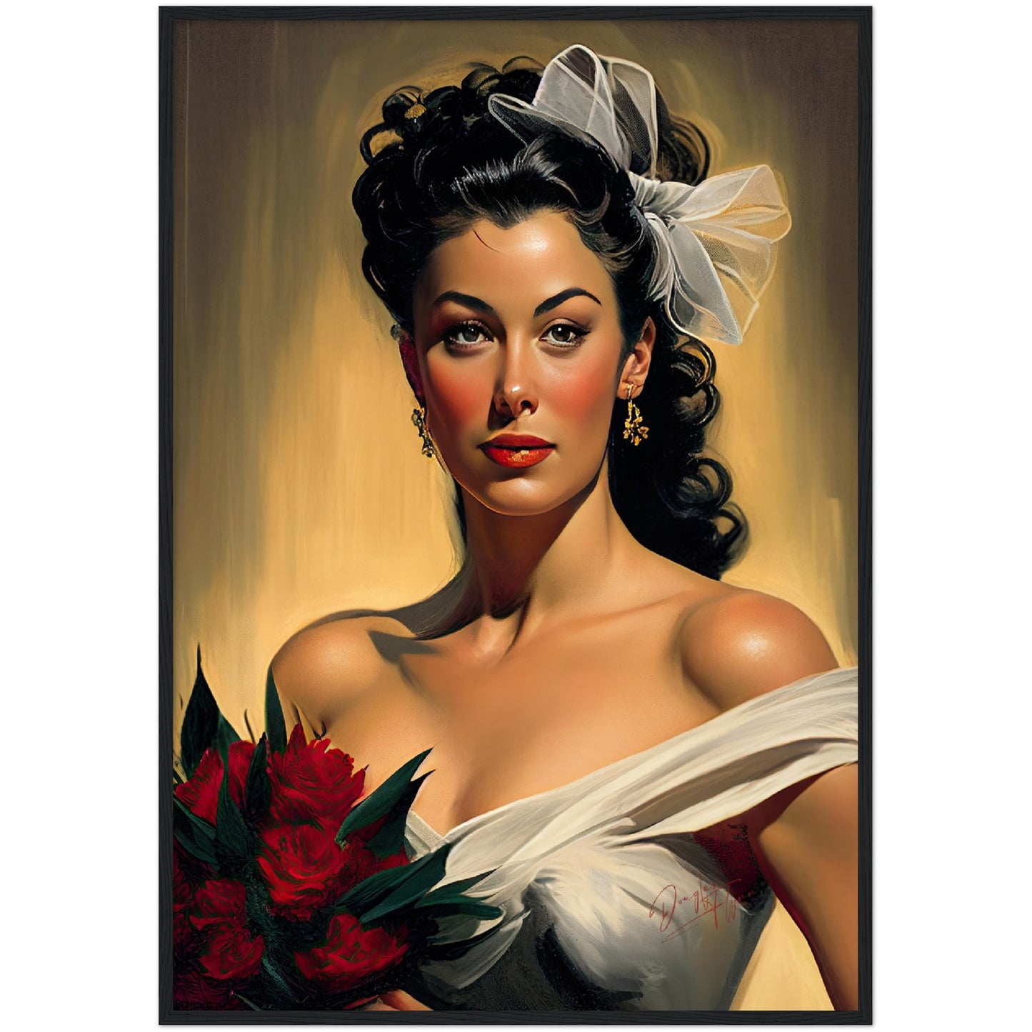 »Bridal Happiness« retro poster