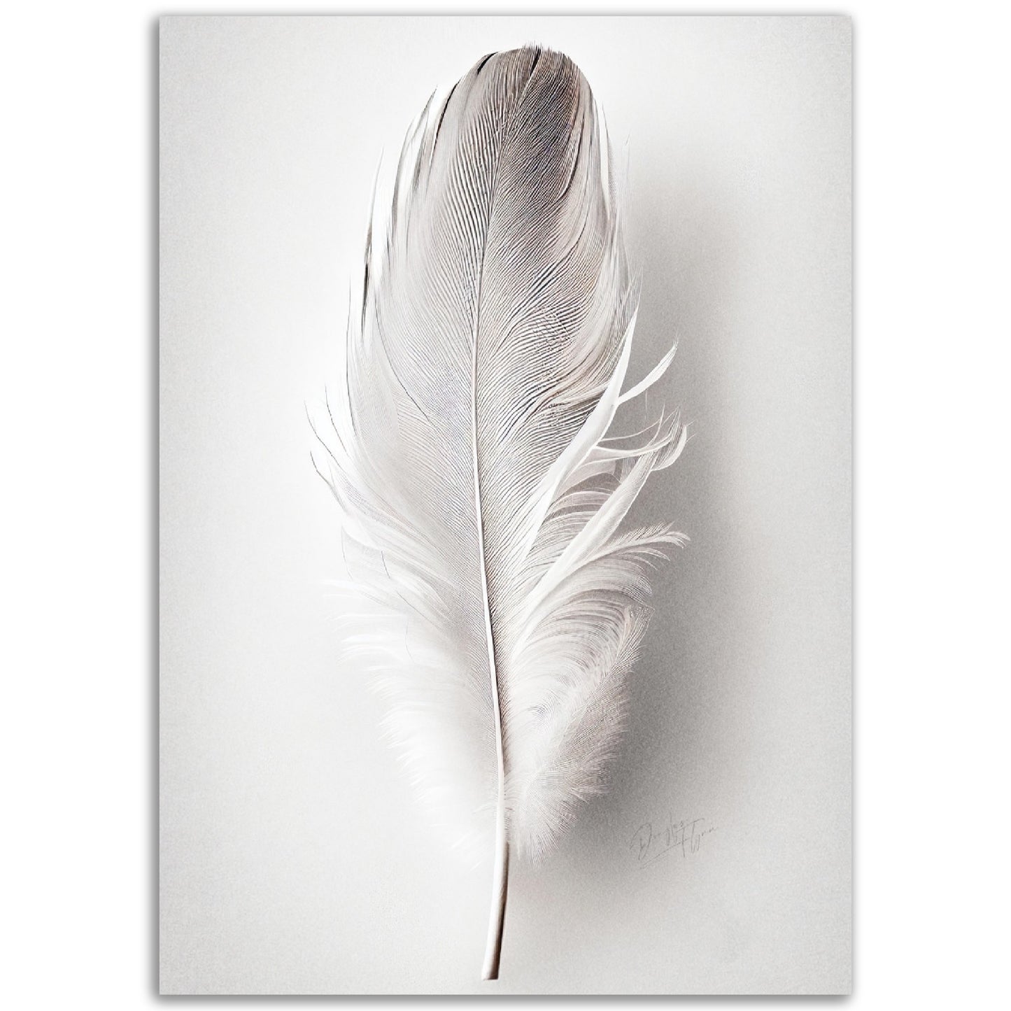 »Found a White Feather no 2« designposter