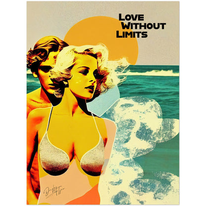 »Love Without Limits«retro poster