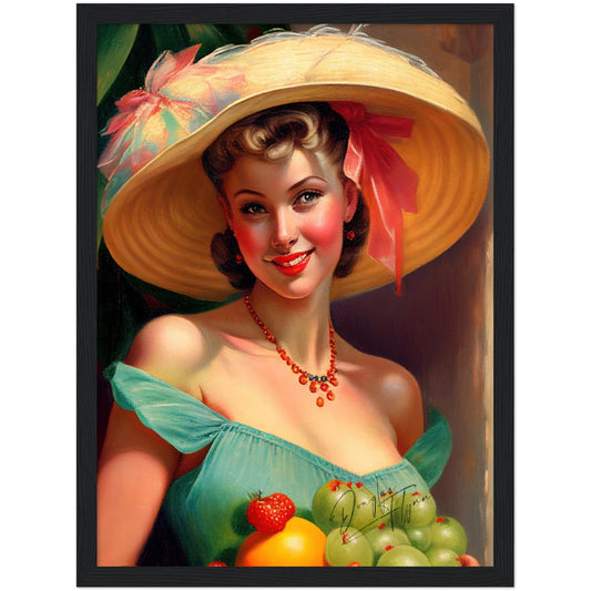 »Sensual Susan« retro poster