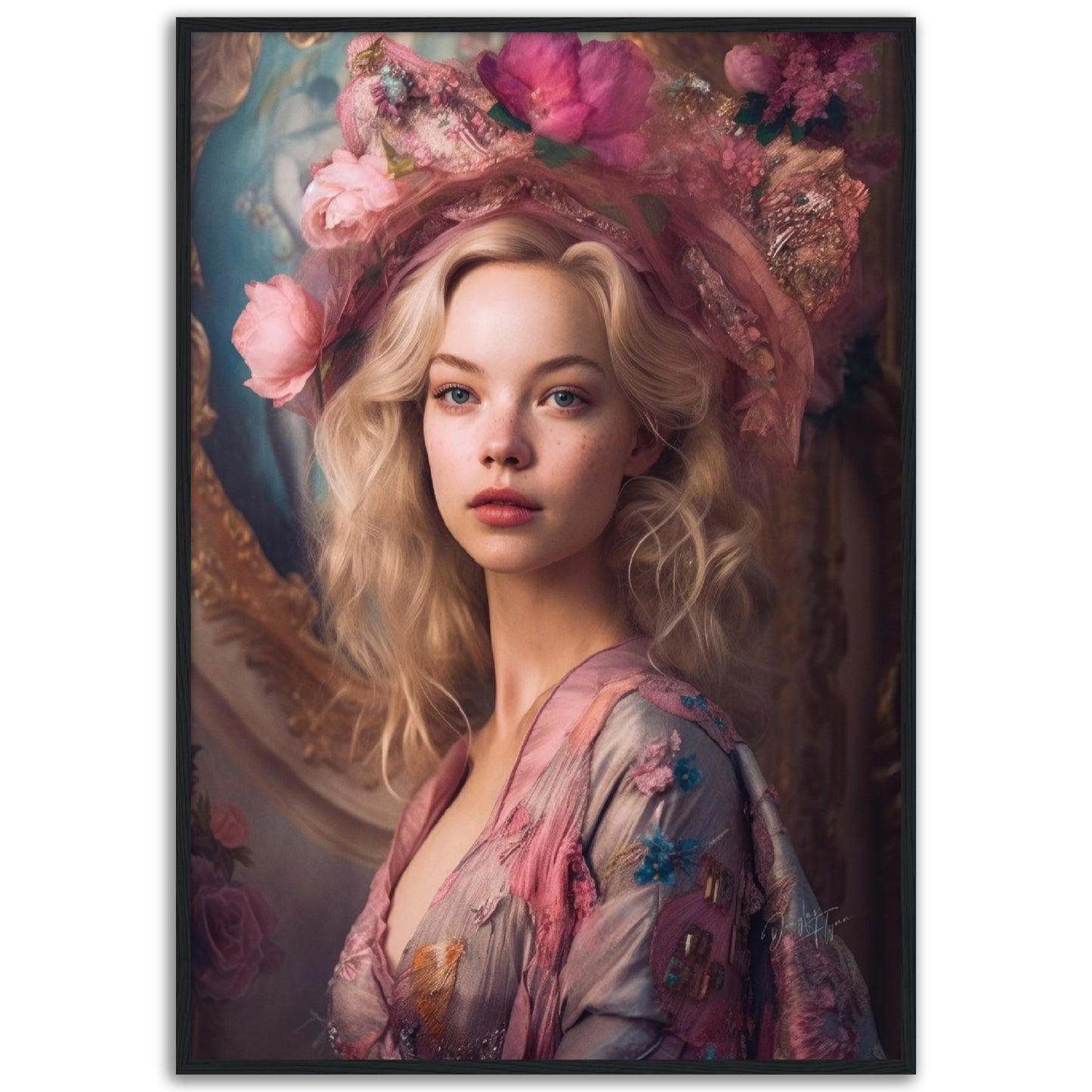 »Whimsical Courtly Delights« poster