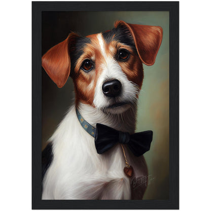»Jack Russell Terrier med rosett«