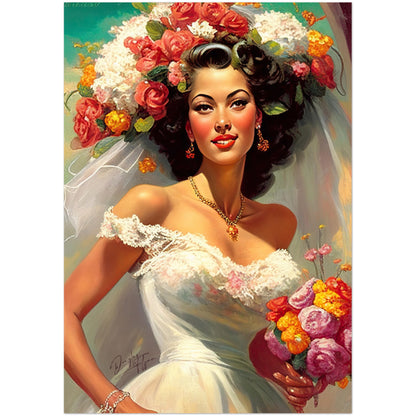»Vintage Weddings« retro poster