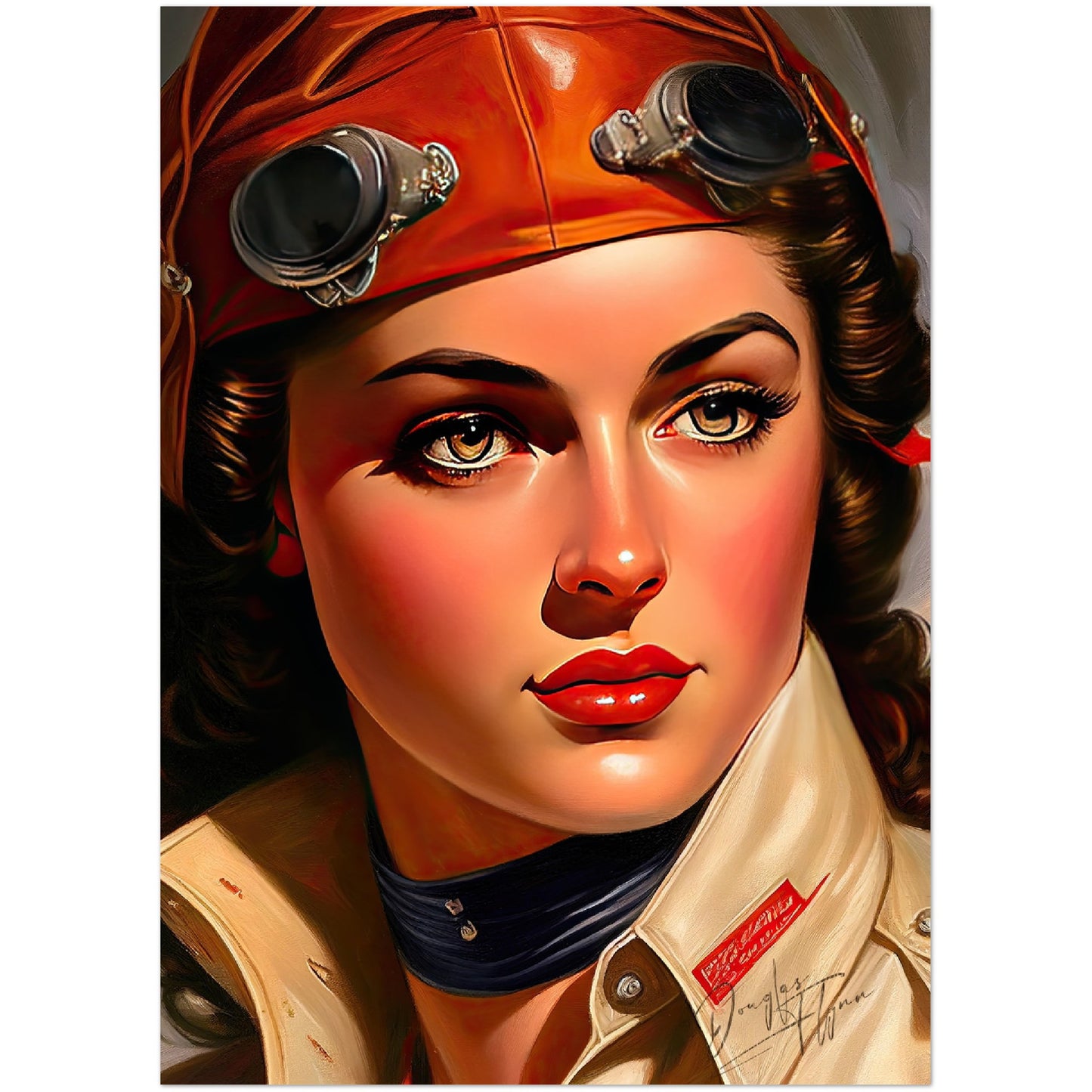 »Lets barrel roll« retro poster