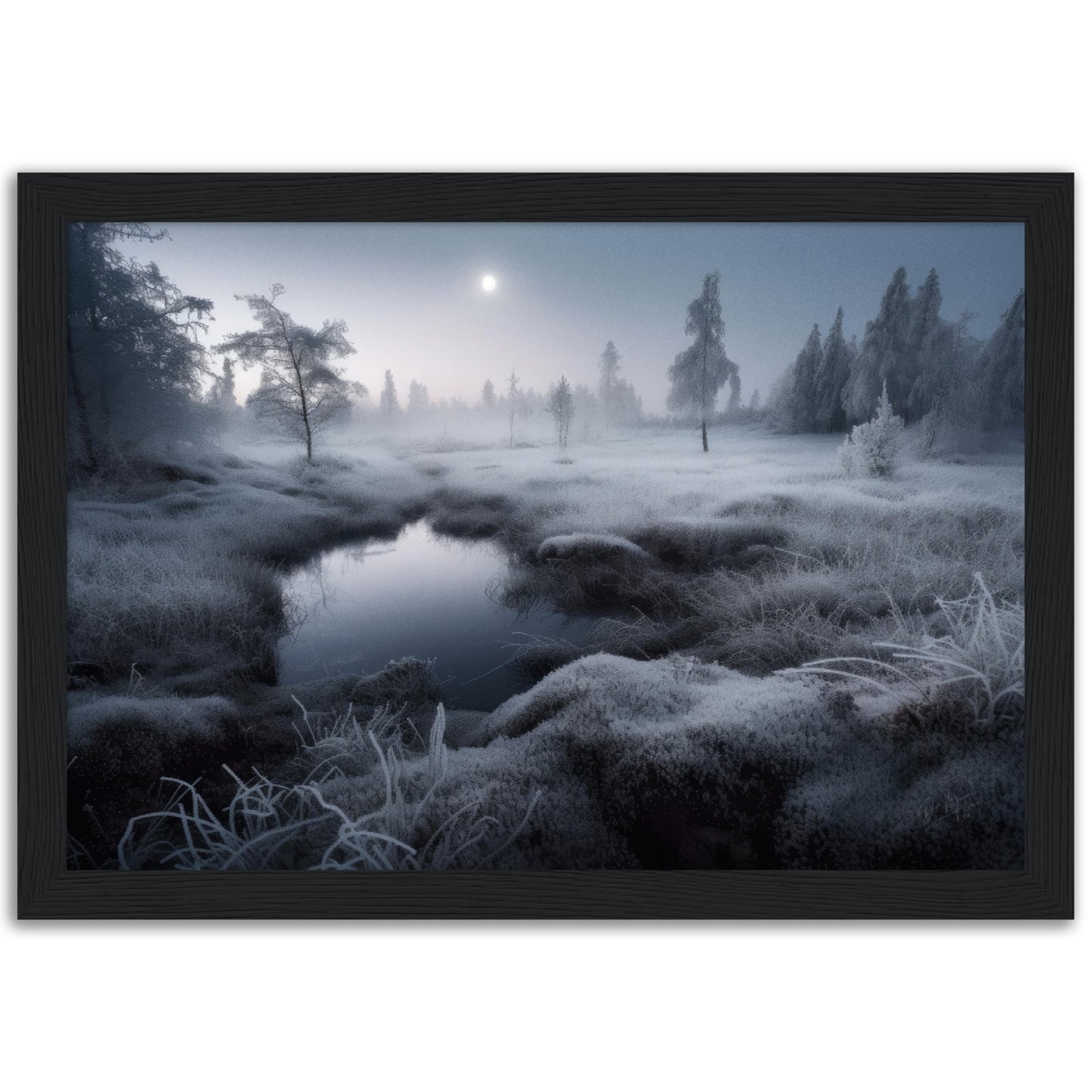 »The Resonance of Stillness« landskapsposter