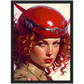 »You got permission to land« retro poster