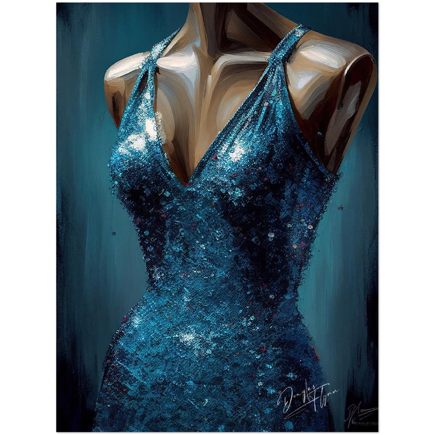 »Azure Radiance Robe«