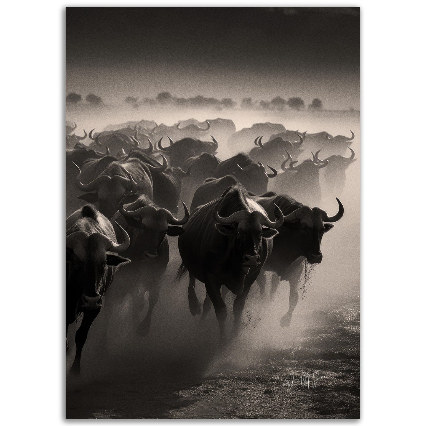 »Thundering Hooves« poster
