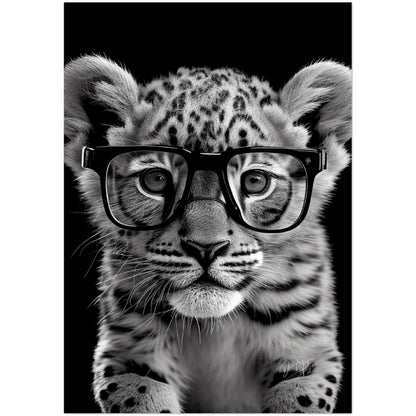 »Brainy Bengal« retro poster
