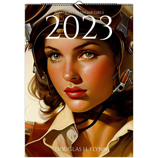 »Aviator Calendar Girls« 2023, väggkalender