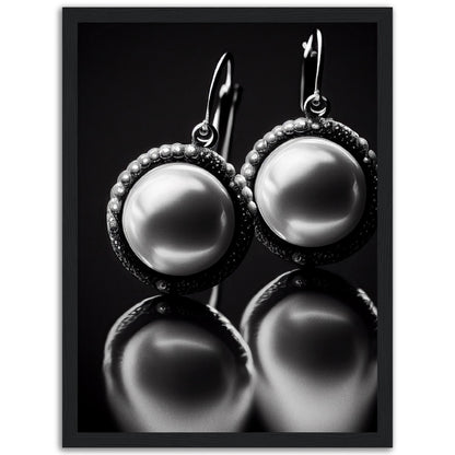 »Texture and Pearls« poster