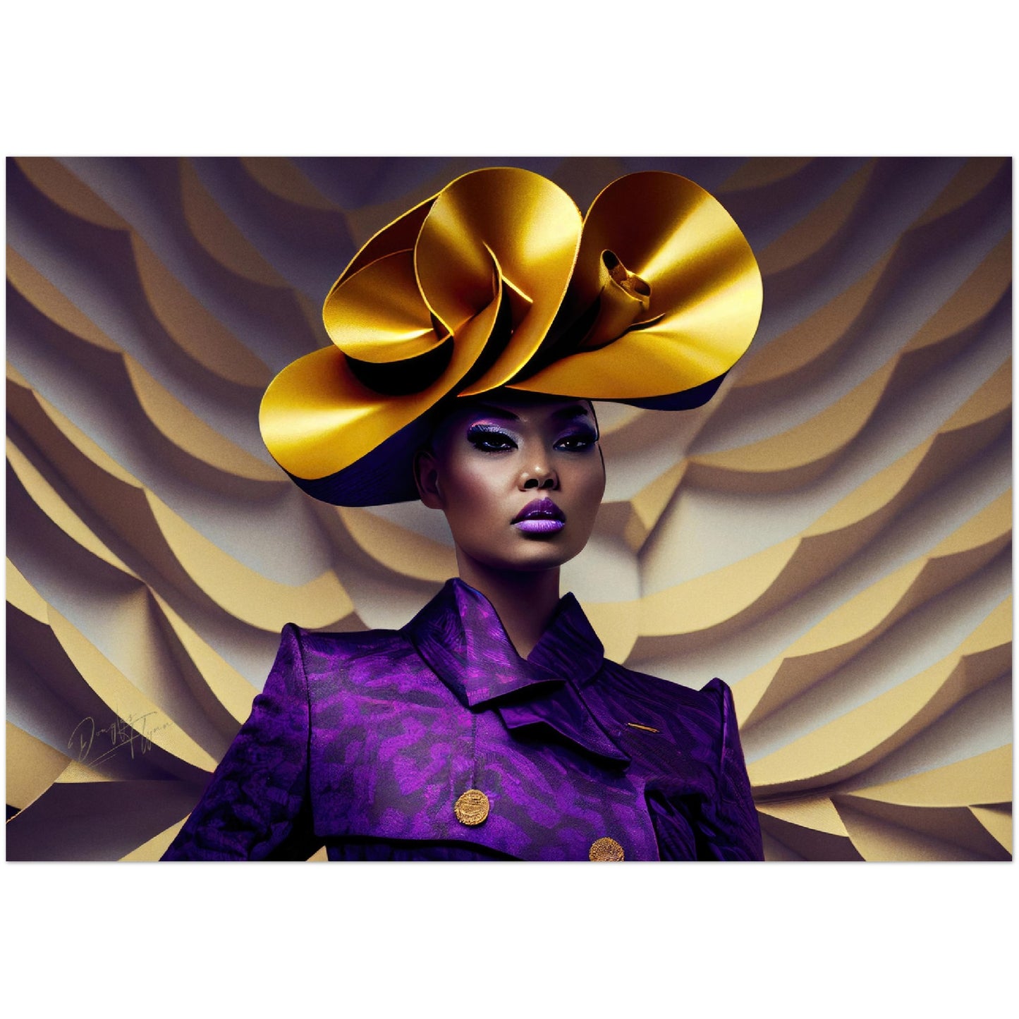 »Dazzling Details« retro poster