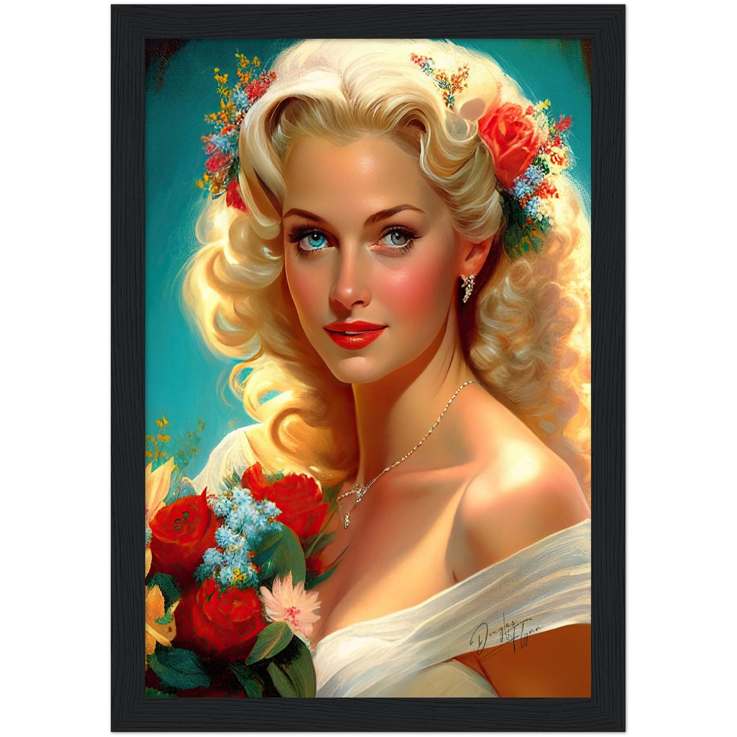 »Bridal Elegance on Stage« retro poster