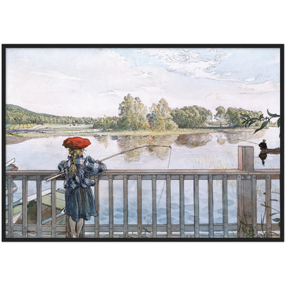 »Lisbeth metar« av Carl Larsson