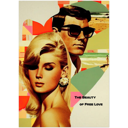 »The Beauty of Free Love«retro poster