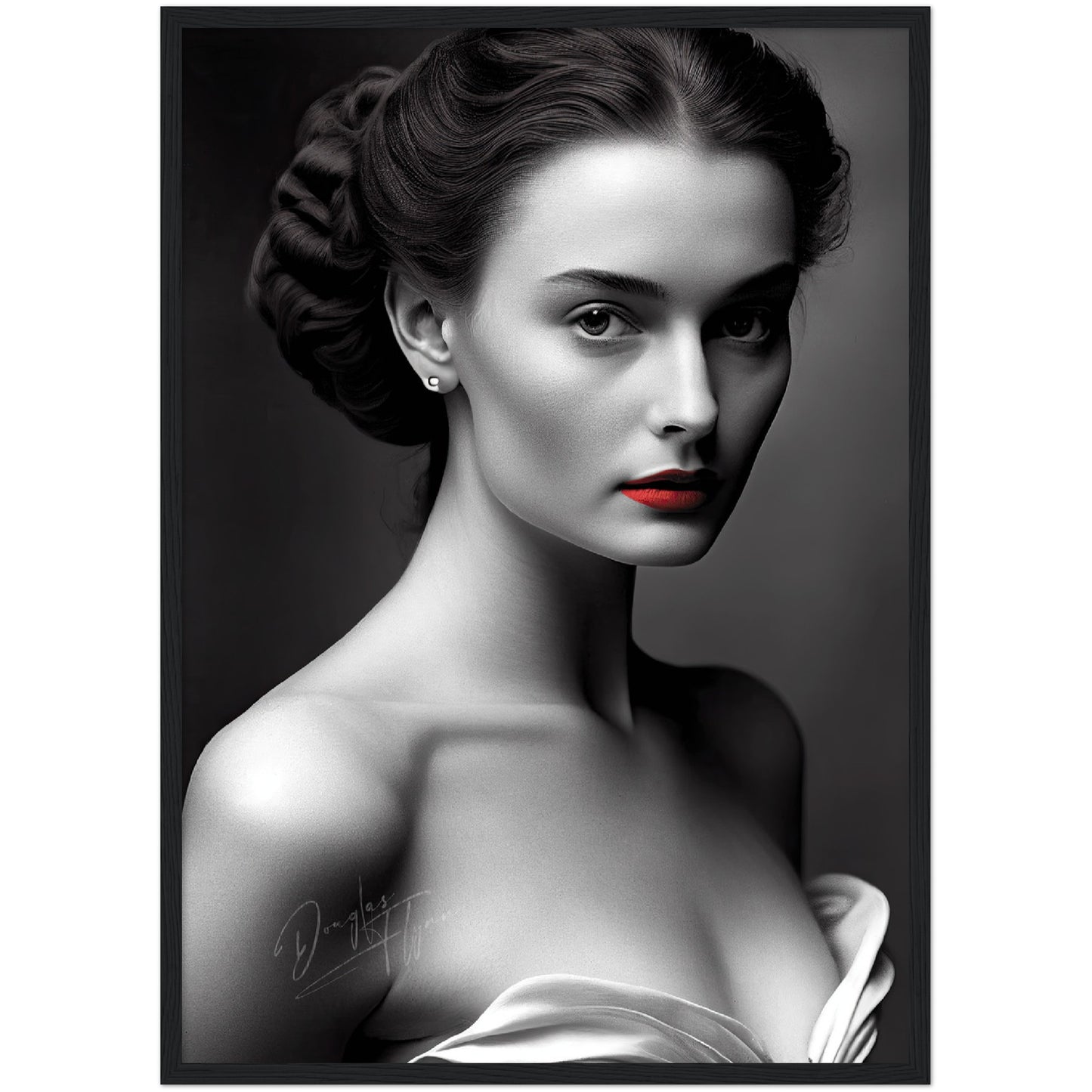 »Beauty in Ballgown« retro poster